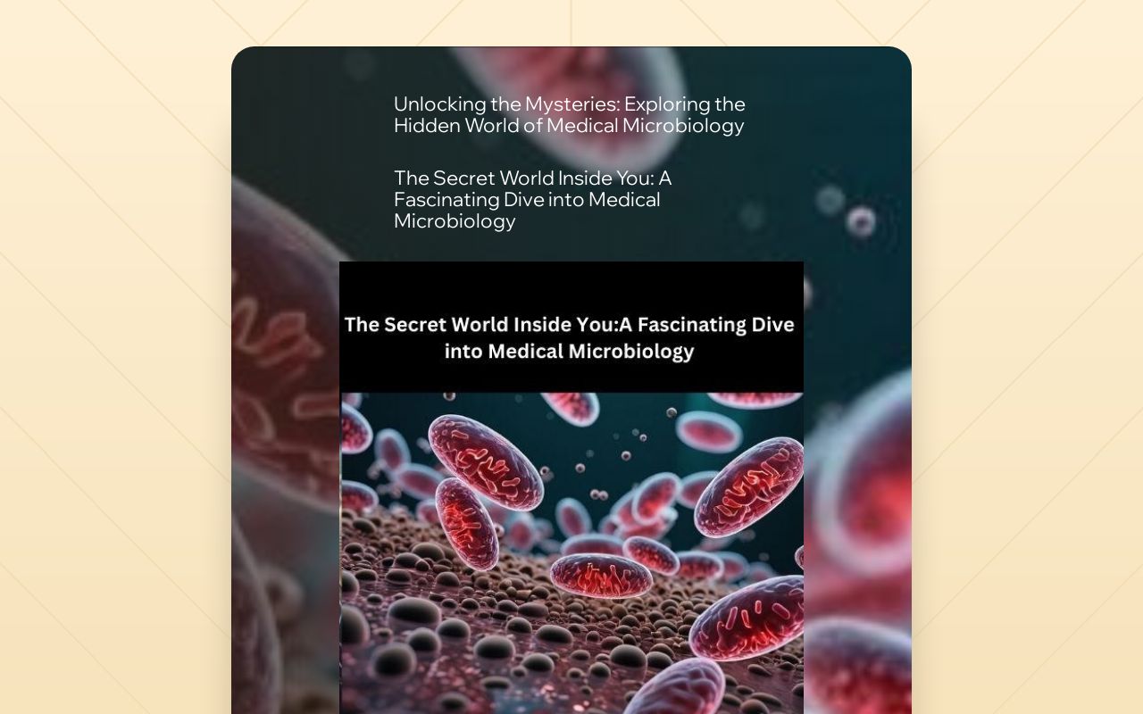 Carrd profile picture for @microbiology
